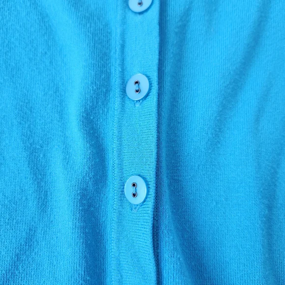 Smart Set Turquoise Cardigan (Small) - Picture 2 of 7
